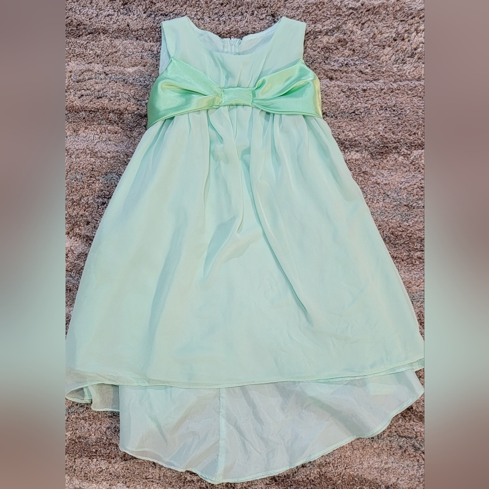 Girls Kiki USA Mint Green Dress